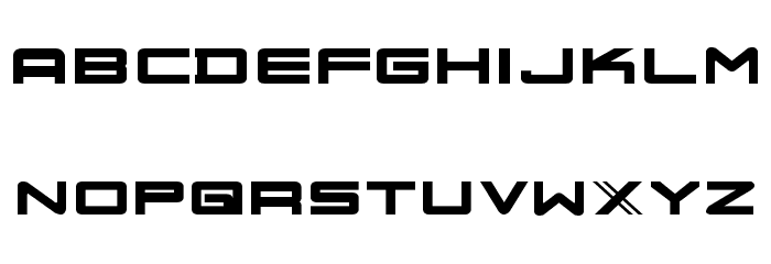 Nu School Militia Font LOWERCASE