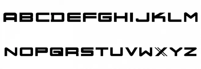 Nu School Militia خط أحرف صغيرة