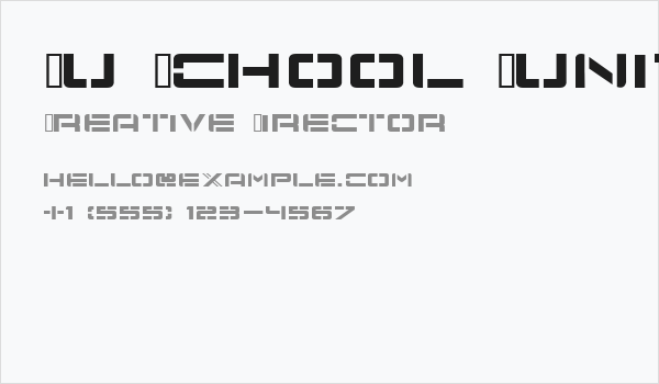 Nu School Munitions Business Card