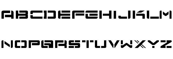 Nu School Munitions Font LOWERCASE