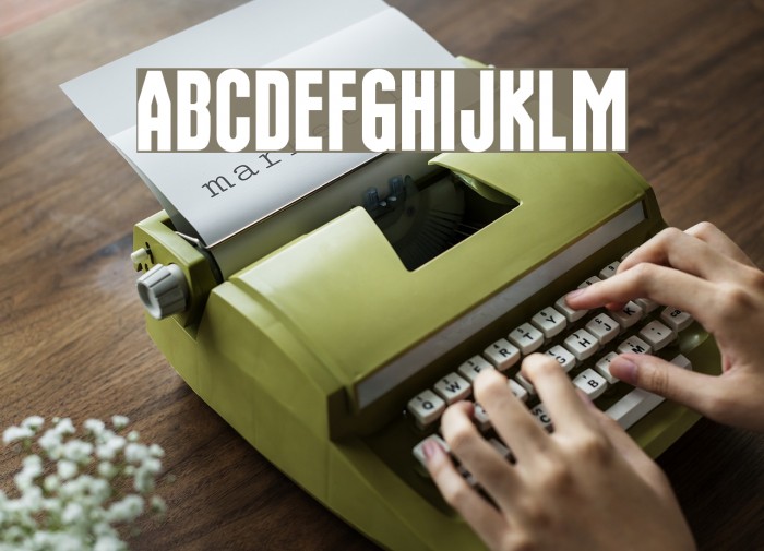 Nu World Tight Font examples
