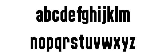 Nu World Tight Font LOWERCASE