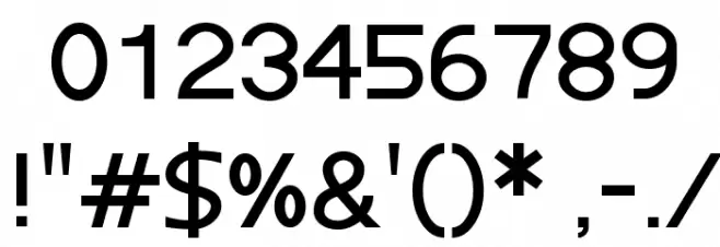 Nu World Font OTHER CHARS