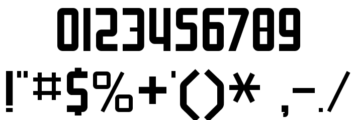 NuWave BV 2.0 Font OTHER CHARS