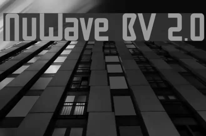 NuWave BV 2.0 Font examples