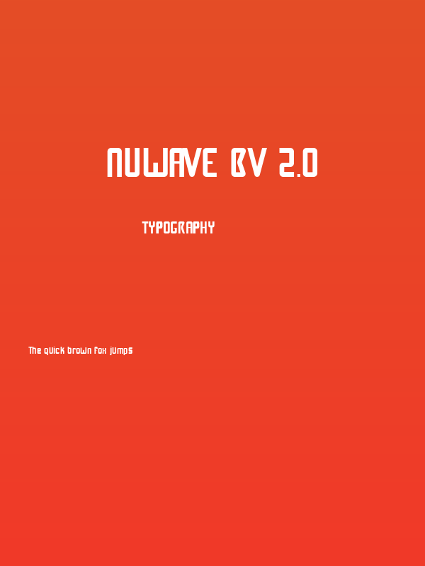 NuWave BV 2.0 Poster