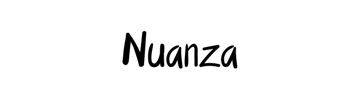 Nuanza  フリーフォントのダウンロード