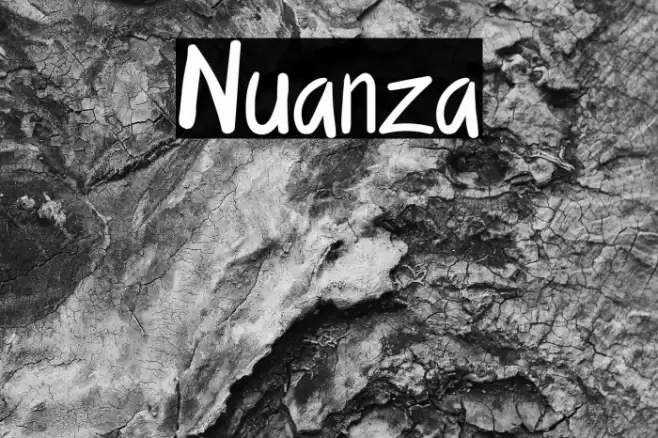 Nuanza Font examples