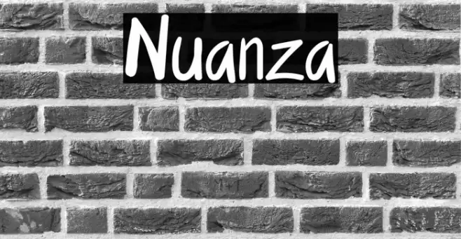 Nuanza Font examples