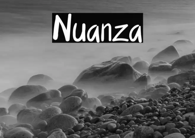 Nuanza Font examples