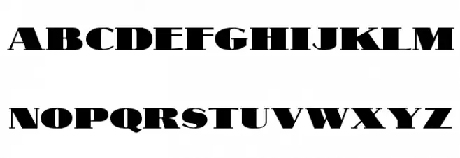 Nubian Regular Шрифта ВЕРХНИЙ