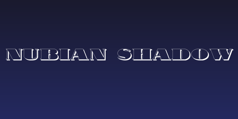 Nubian Shadow Social Header