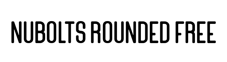 Nubolts Rounded Free Schriftart