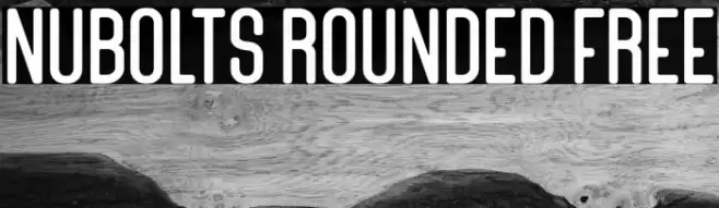 Nubolts Rounded Free Schriftart examples