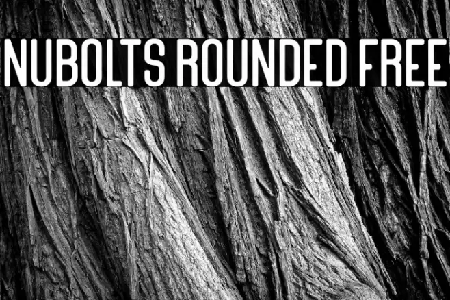 Nubolts Rounded Free Schriftart examples