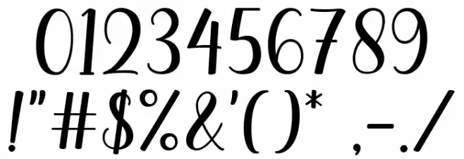 Nuchelle Font OTHER CHARS