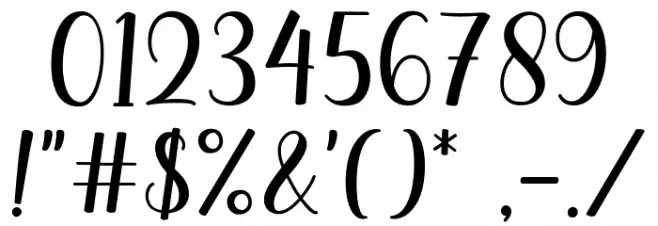 Nuchelle Font OTHER CHARS