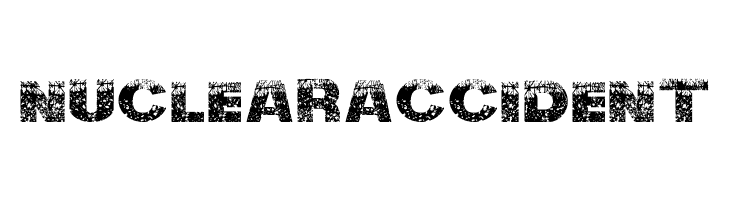 Nuclear Accident Font