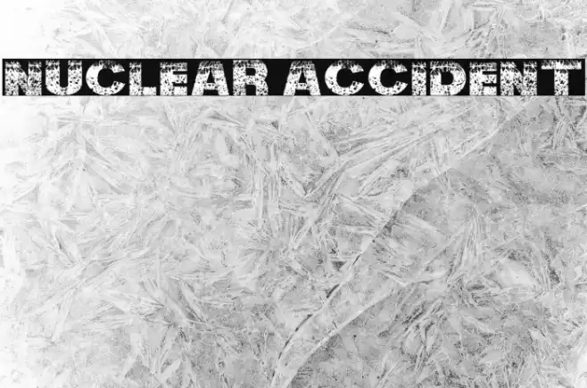 Nuclear Accident Font examples