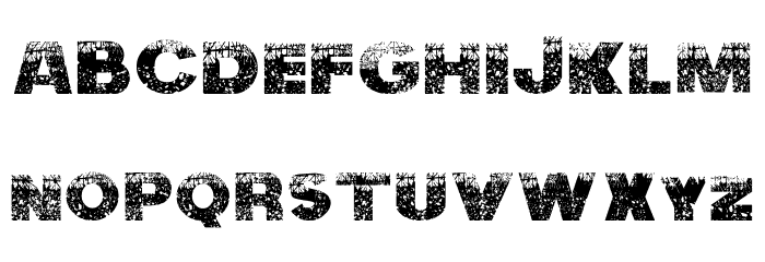 Nuclear Accident Font Litere mici
