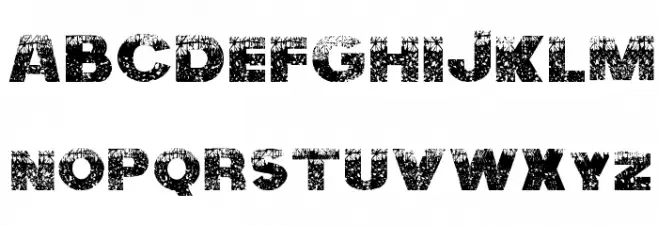 Nuclear Accident Schriftart Groß