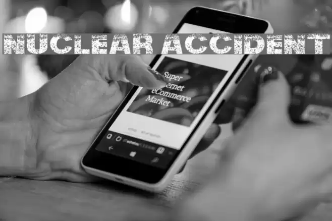 Nuclear Accident Font examples