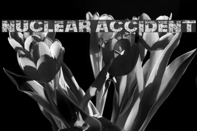 Nuclear Accident Font examples