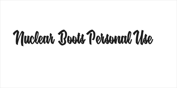 Nuclear Boots Personal Use  Logo