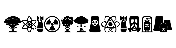 Nuclear Icons  Fuentes Gratis Descargar