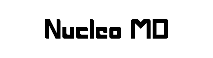 Nucleo MD  免费字体下载