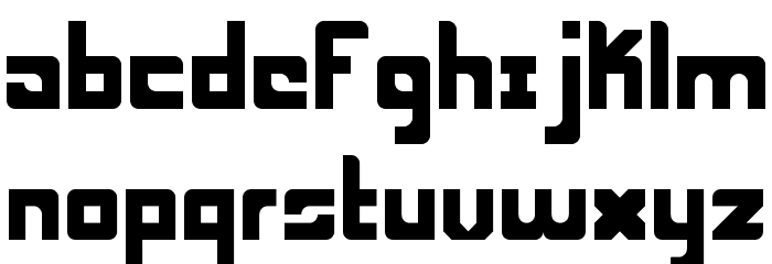 Nucleo MD Font LOWERCASE