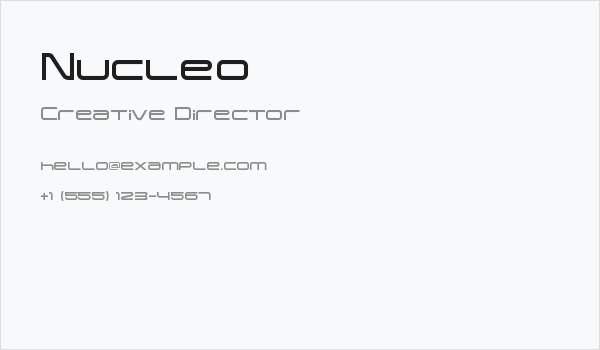 Nucleo Business Card