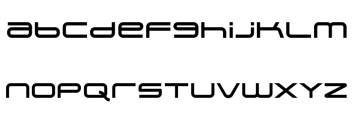Nucleo Font LOWERCASE