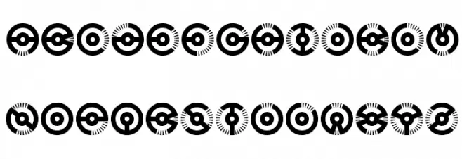 Nucleus BRK Schriftart Groß