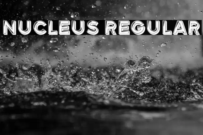 Nucleus Regular Font examples