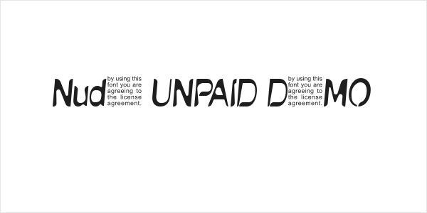 NudE UNPAID DEMO Logo
