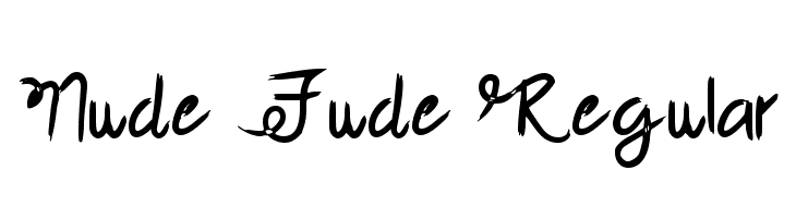 Nude Fude Regular Fuentes