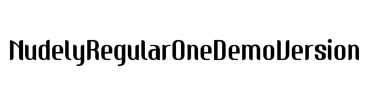 NudelyRegularOneDemoVersion  لخطوط تنزيل