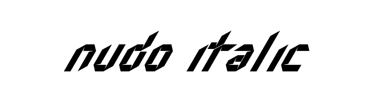 Nudo Italic  नि: शुल्क फ़ॉन्ट्स डाउनलोड