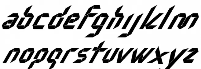 Nudo Italic Font OTHER CHARS