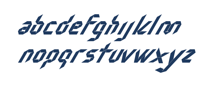 Nudo Italic Lowercase