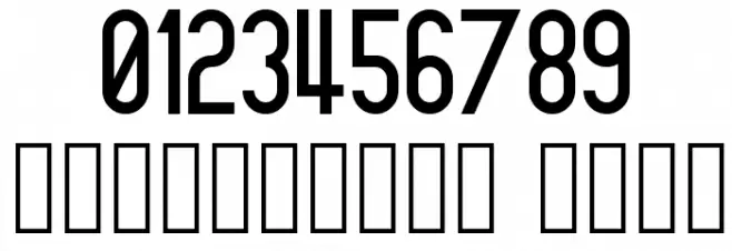 Nue Gothic Regular Font OTHER CHARS