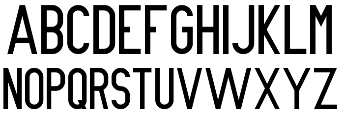 Nue Gothic Regular Font LOWERCASE