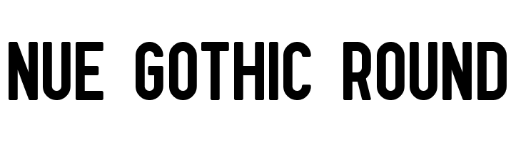 Nue Gothic Round Font