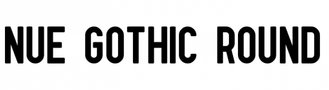 Nue Gothic Round  les polices de caractères gratuit tlcharger