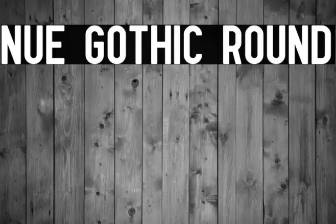 Nue Gothic Round Example 1