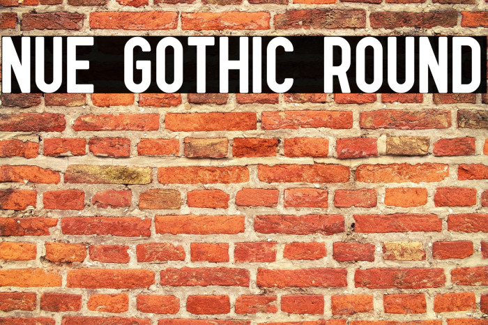 Nue Gothic Round Example 2