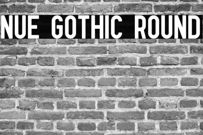 Nue Gothic Round Example 2