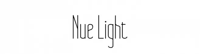 Nue Light  Descarca Fonturi Gratis