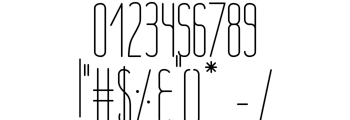 Nue Light Font Alte caractere